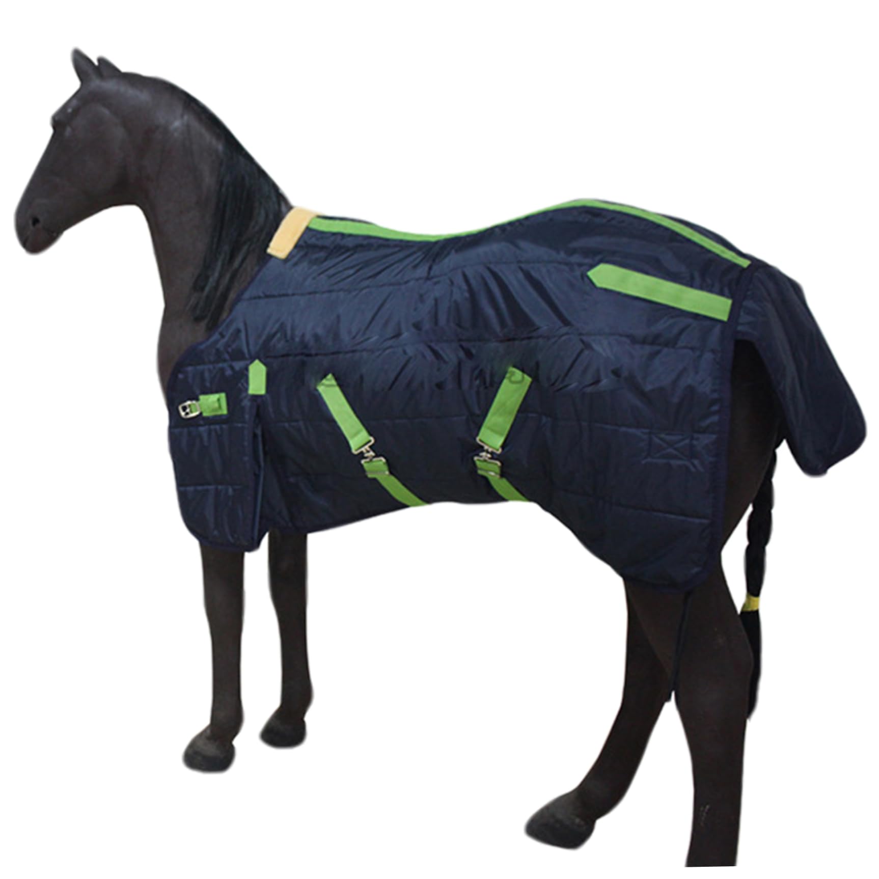 Manta para caballos, manta de invierno para caballos, 39 pulgadas, impermeable, de lujo, resistente al viento y cálida, espesa para invierno para mini, pony, potro, mantas