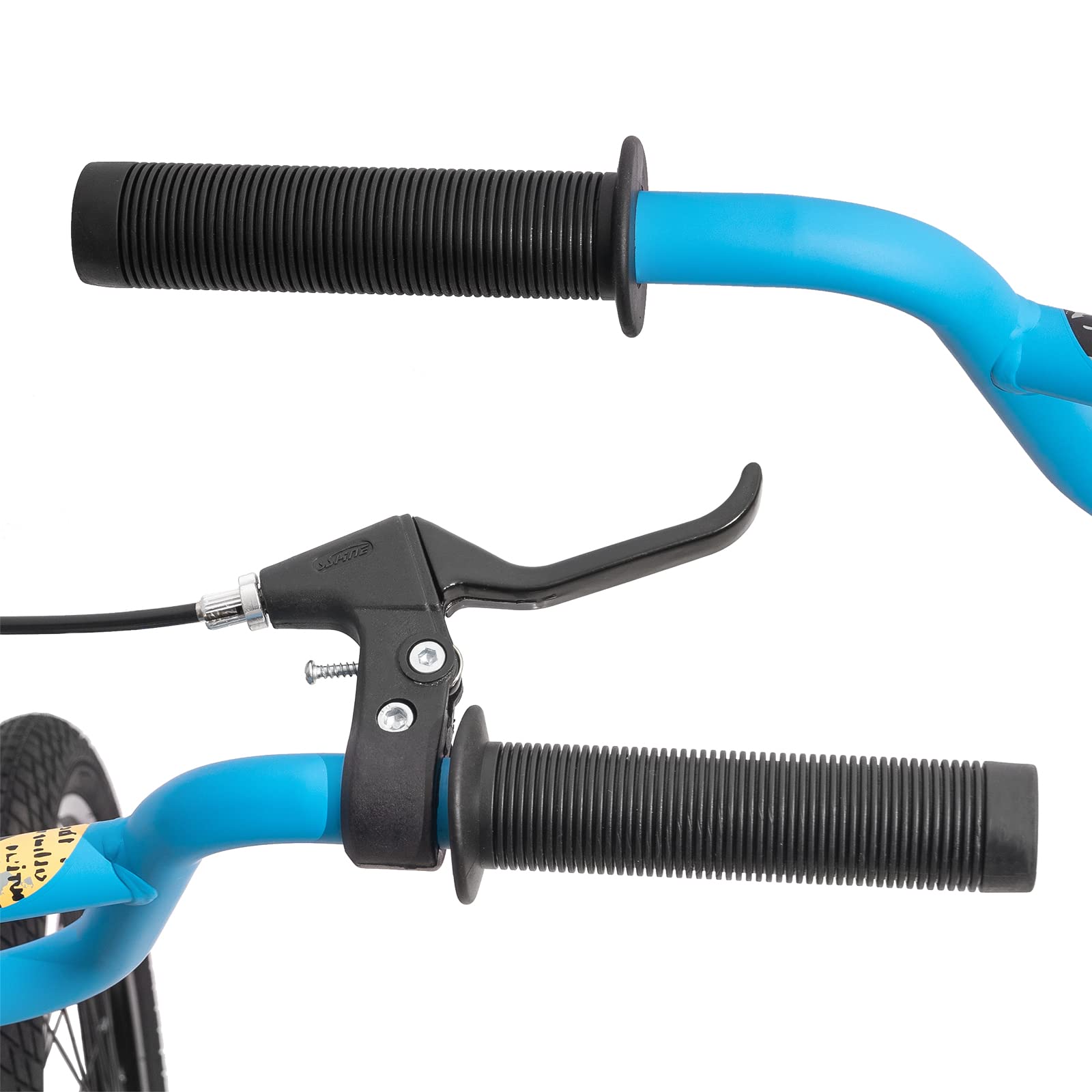 Hiland Vélo pour Enfant Vélo BMX Freestyle 24/26 Pouces pour Garçons et Filles Adolescents avec Protection de Chaîne Roue Libre Coloré/Gris/Bleu