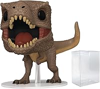Vista 1 de POP Películas: Jurassic World Dominion - Tyrannosaurus Rex [T-Rex] Funko Figura de vinilo (con funda protectora de caja compatible), multicolor