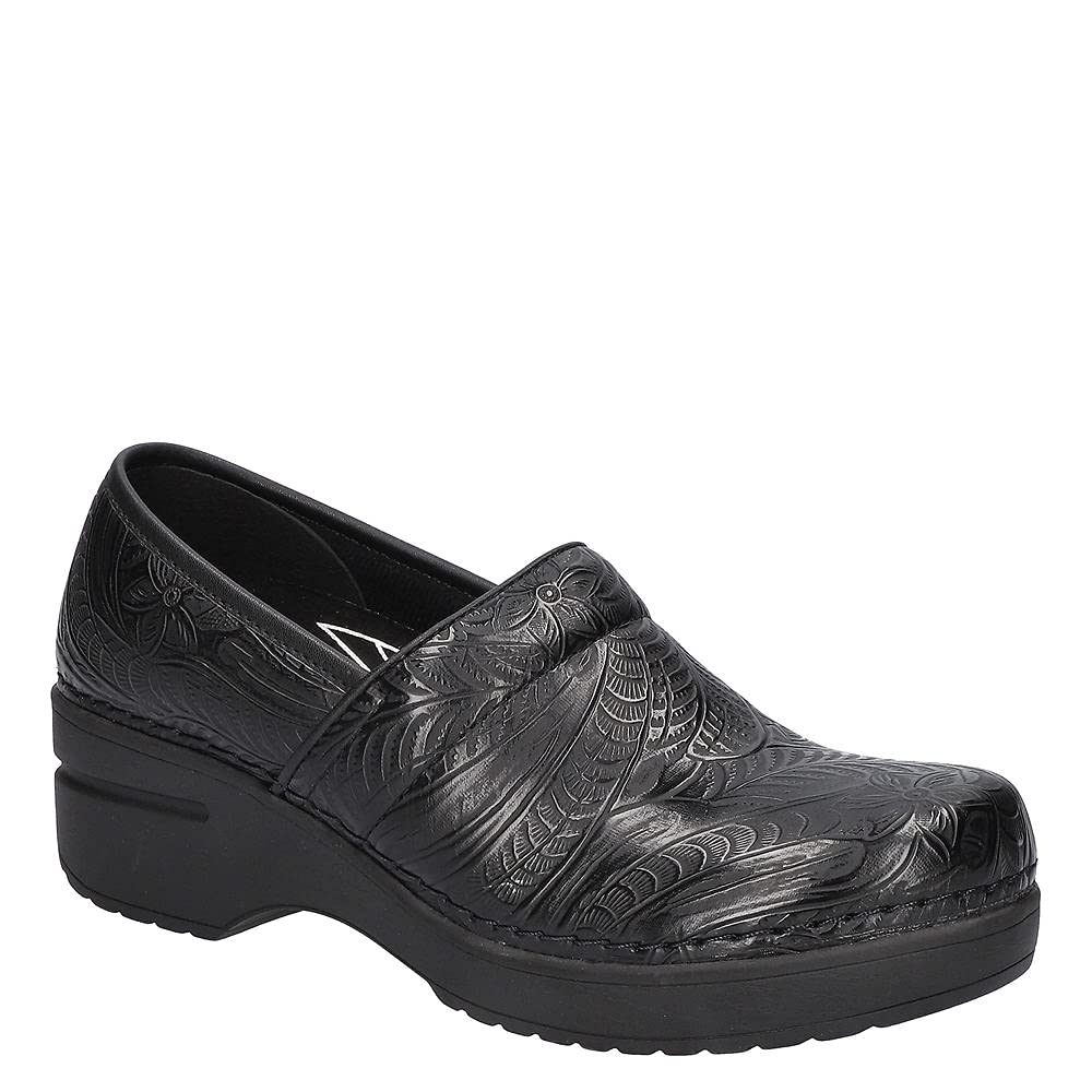 Easy Works by Easy Street Womens Lead Slip Resistant Soft Toe Work Safety Shoes Casual - Black - Size 12 WW