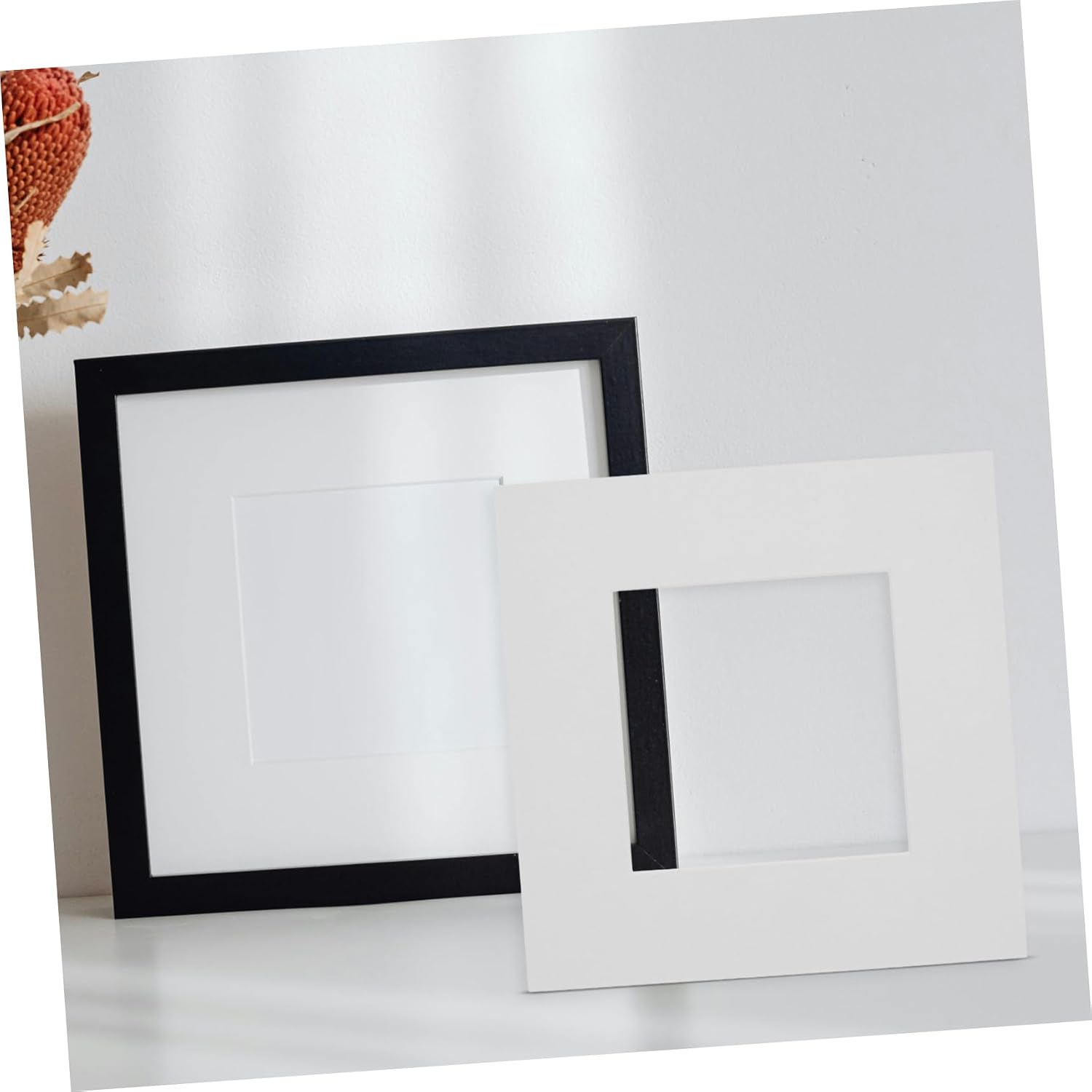 Hohopeti 10pcs Pre-Cut Picture Mats for Photos and Artworks Mounting Boards Safe Material DIY Decorative Frames for Home Wall Display
