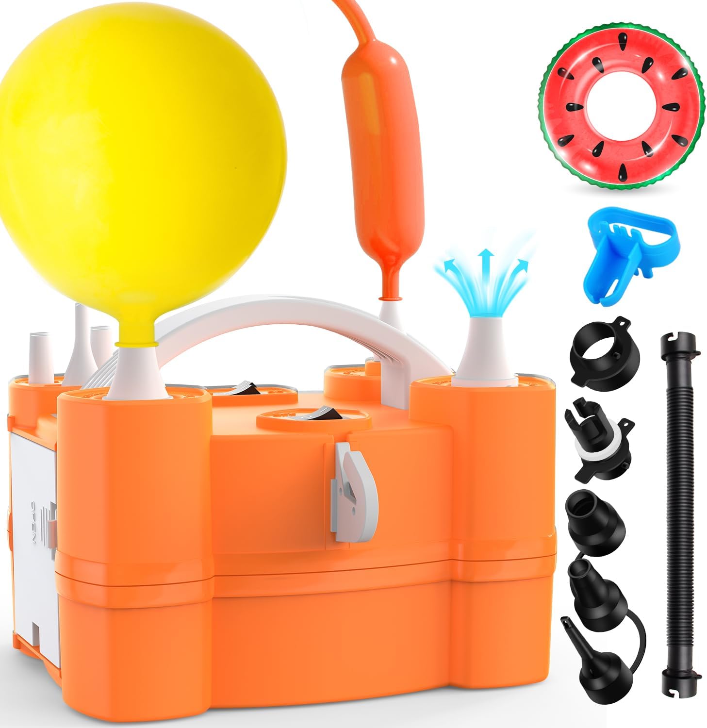 Balloon pump 3-in-1 electric inflator for balloons & inflatables