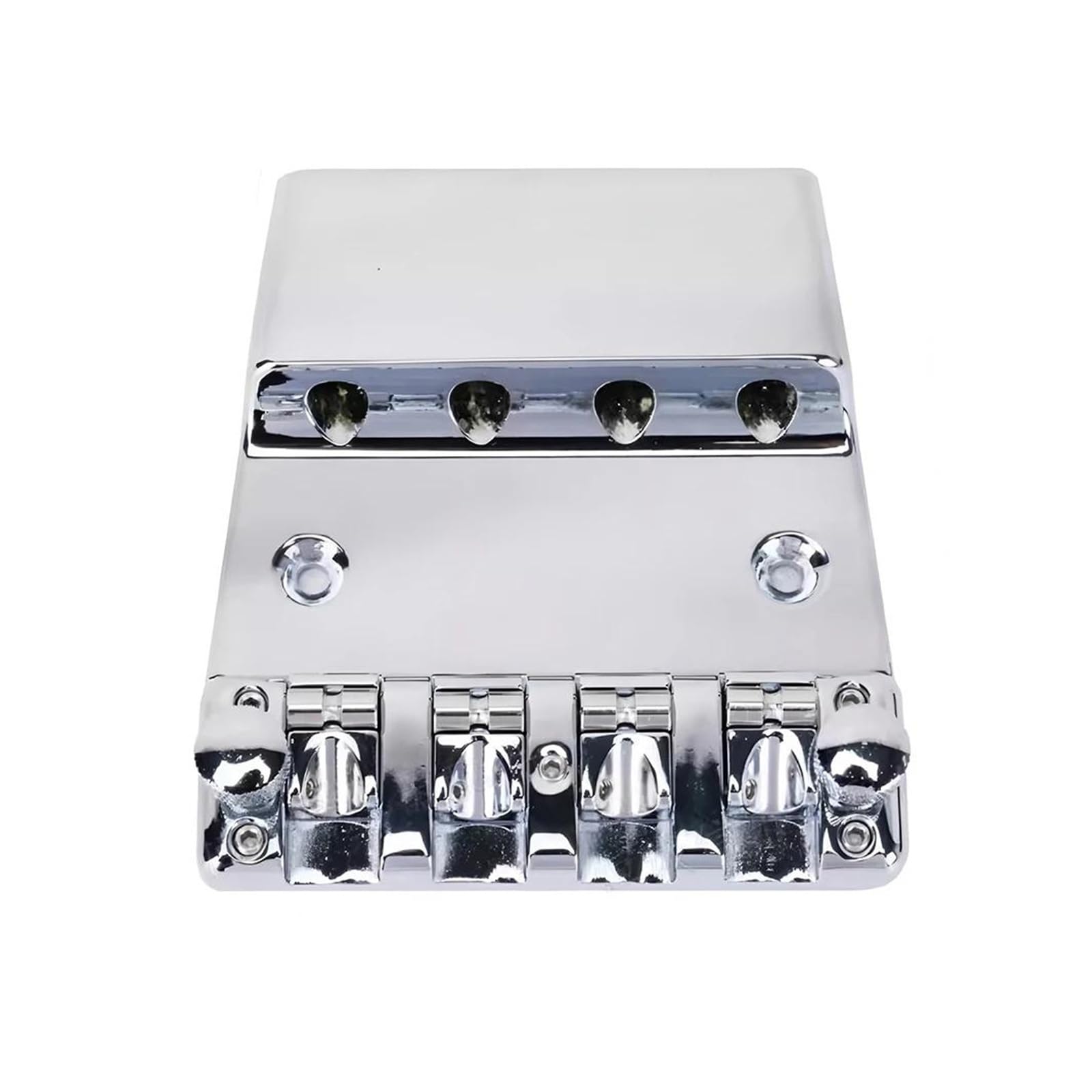 puente de guitarra electrica Piezas estándar del cordal del puente de un bajo eléctrico de 4 cuerdas