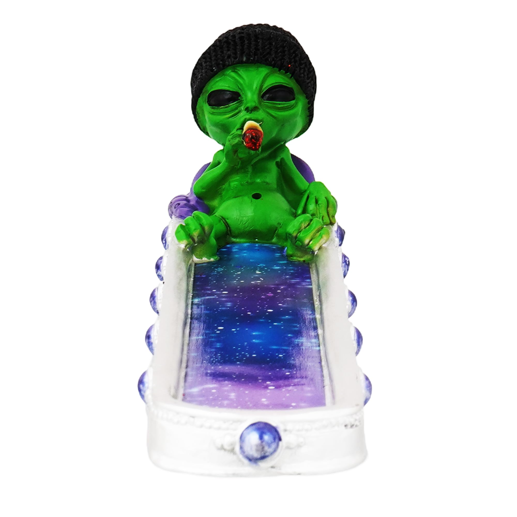 An Alien Smokes A Pipe For The First ." - Image Created In - Foto 9