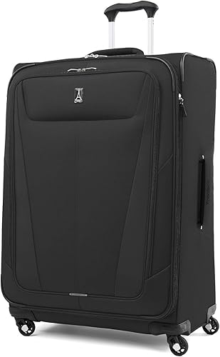 Miniatura 19 de Travelpro Maxlite 5 - Juego de 2 piezas de equipaje de mano de tela, expandibles con 4 ruedas giratorias, bolso blando para debajo del asiento, Negro