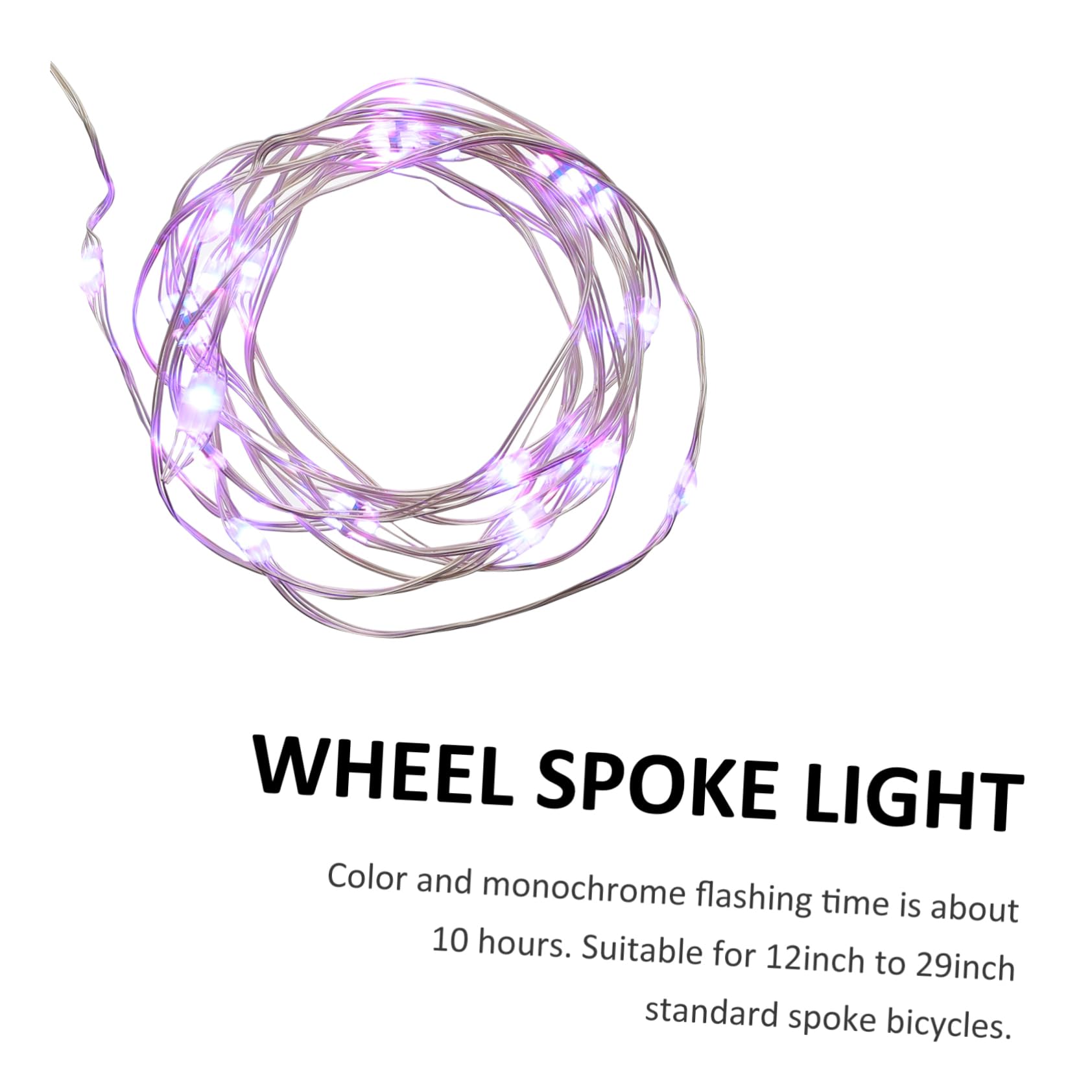 BRIGHTFUFU Led Bike Wheel Light Rechargeable Bicycle Night Lights Colorful Cycling Accessories