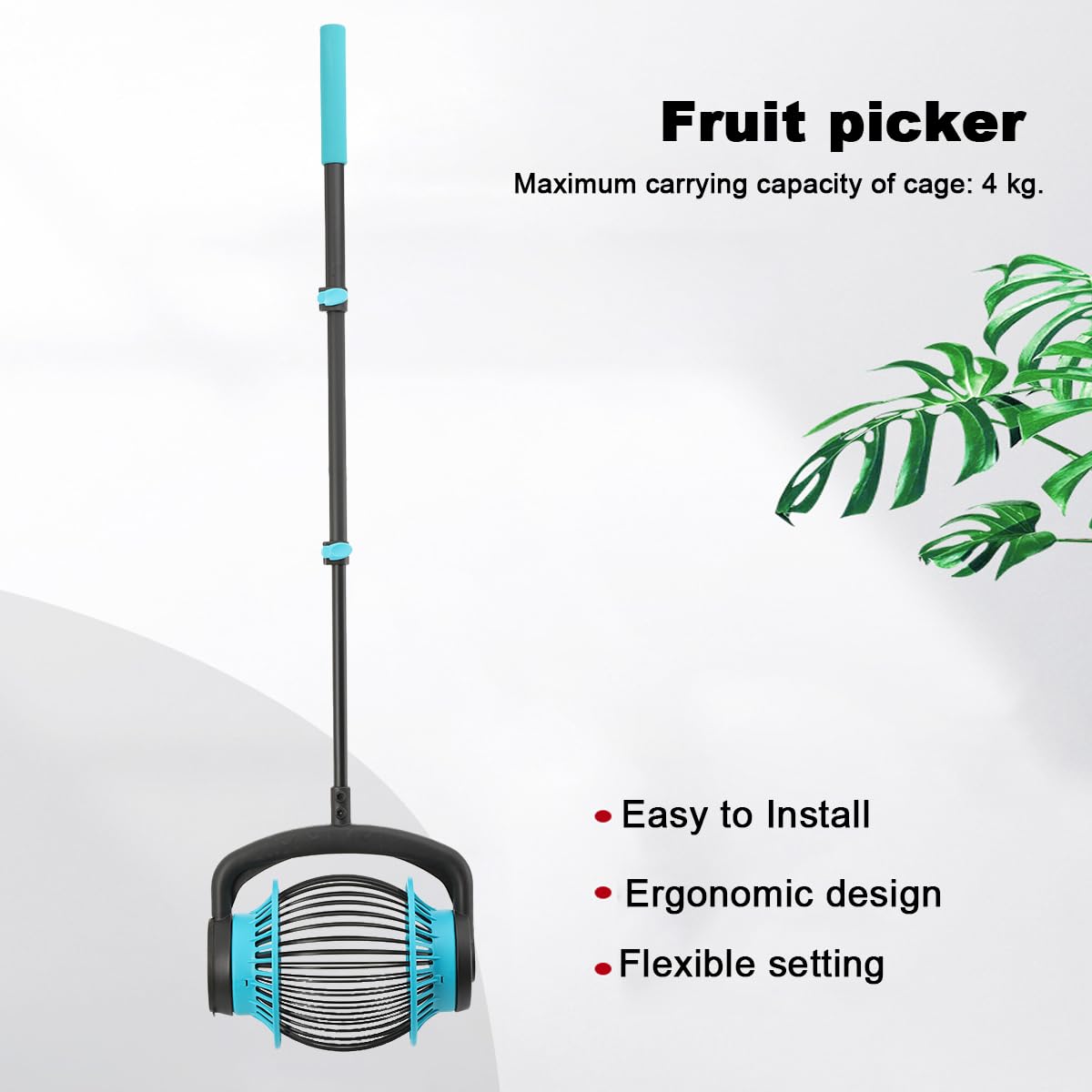 Nusssammler Rollsammler Für Früchte Und Nüsse Fallobst-Sammler Mit Alu Teleskopstiel Apfelsammler Obsternter Leicht Aufsammler Für Äpfel Birnen Kastanien Obst Nüsse Tennisball