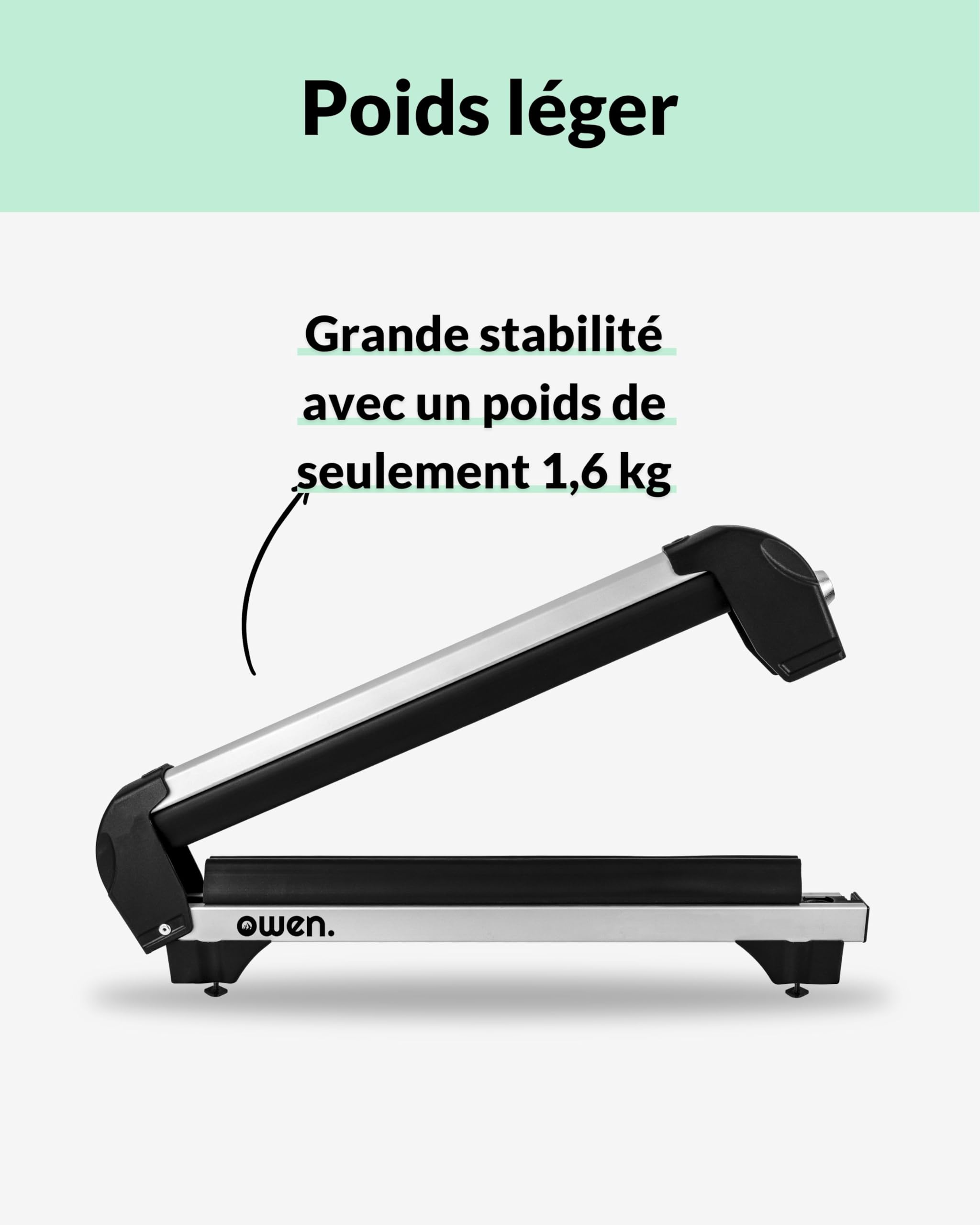 Owen Porte-skis Basic Argent | Aluminium | Pour 4 skies ou 2 snowboards | Capacité de charge 28 kg | DIN 75302:2019 & City-Crash certifié | Dimensions : 490 x 425 x 130 mm