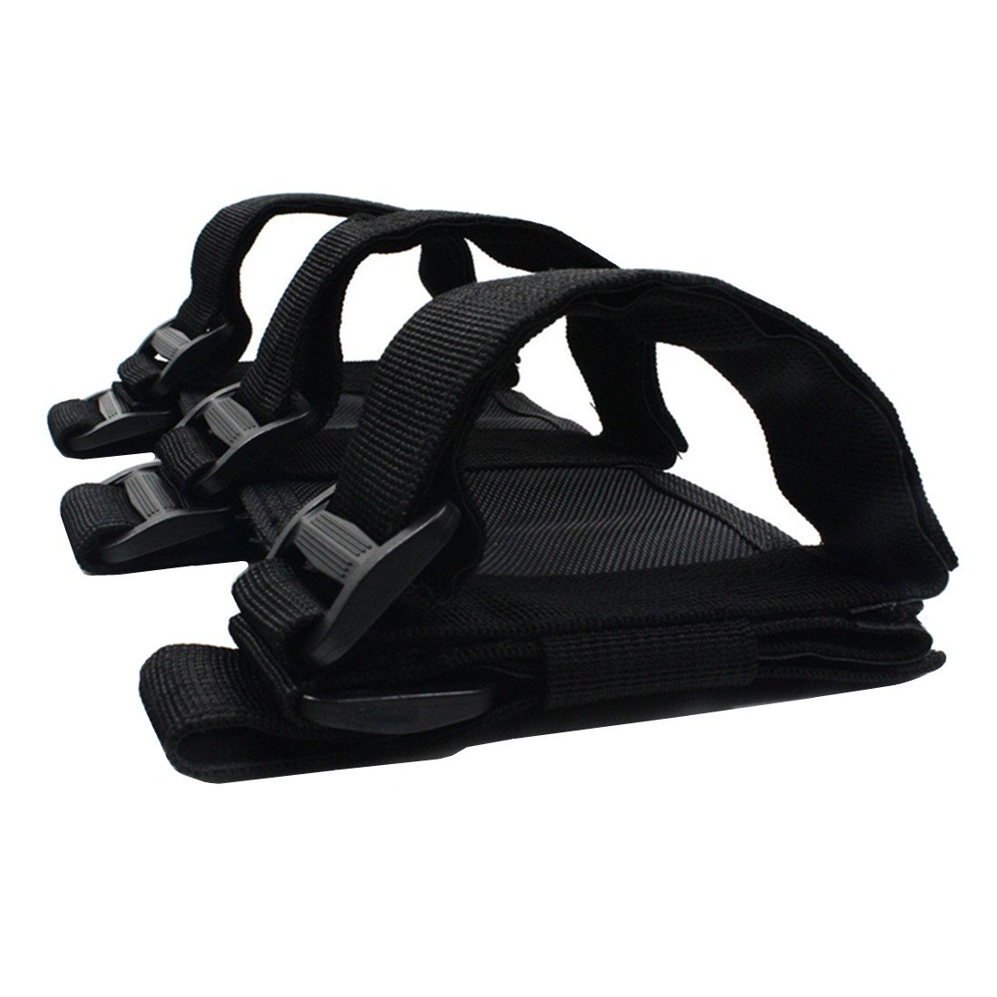 Adjustable Roll Bar 3 lb Fire Extinguisher Holder for 2007-2018 Wrangler JK Car Truck UTV MINGLI Vehicle Extinguisher Strap Mount Bracket Strap (Black)