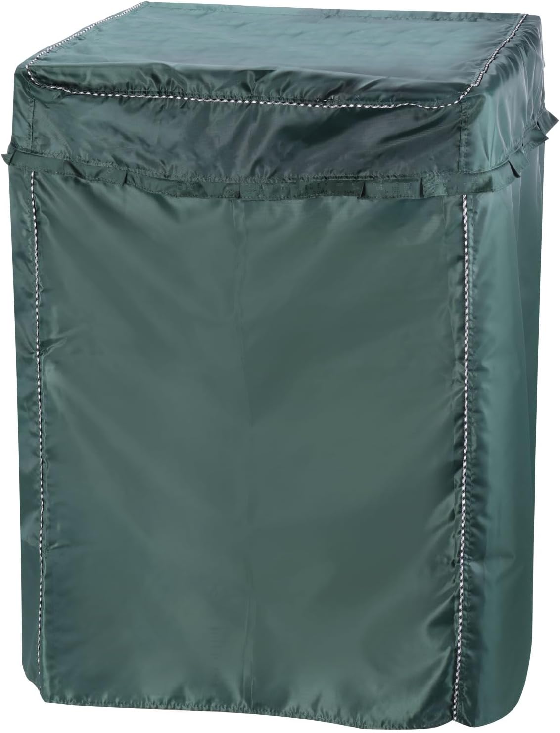 MECCANIXITY Top Load Washer Cover, Portable Washing Machine Cover, 20Wx20Dx34H Inch(S Size) Green Waterproof Cover for Washer