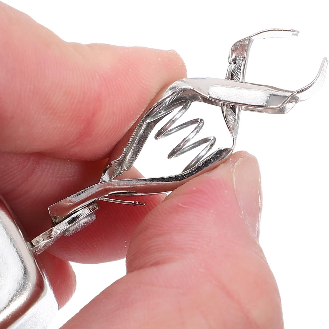 10pcs High Sensitivity Iron Bite Alert Bell for Sea and Casting Rods | Silver Iron Build, Compact Portable Design, Rock and Night Fishing Use