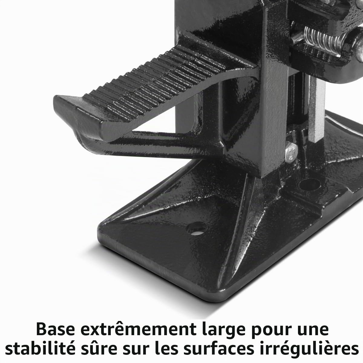 STAHLWERK Cric à barre dentée de 121,9 cm avec capacité de charge de 3 tonnes et hauteur de levage de 13 à 104,5 cm - Cric de levage robuste - Treuil à barre dentée - Cric tout-terrain