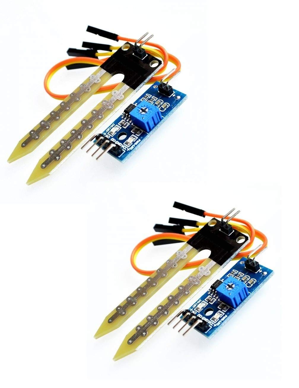 Robotbanao 2 x Plastic Soil Moisture Meter Testing, Humidity, Water Sensor, Hygrometer Detection Module for Arduino, 3.5-inch (Multicolour) (B08TH9YJNL) Amazon Price History, Amazon Price Tracker