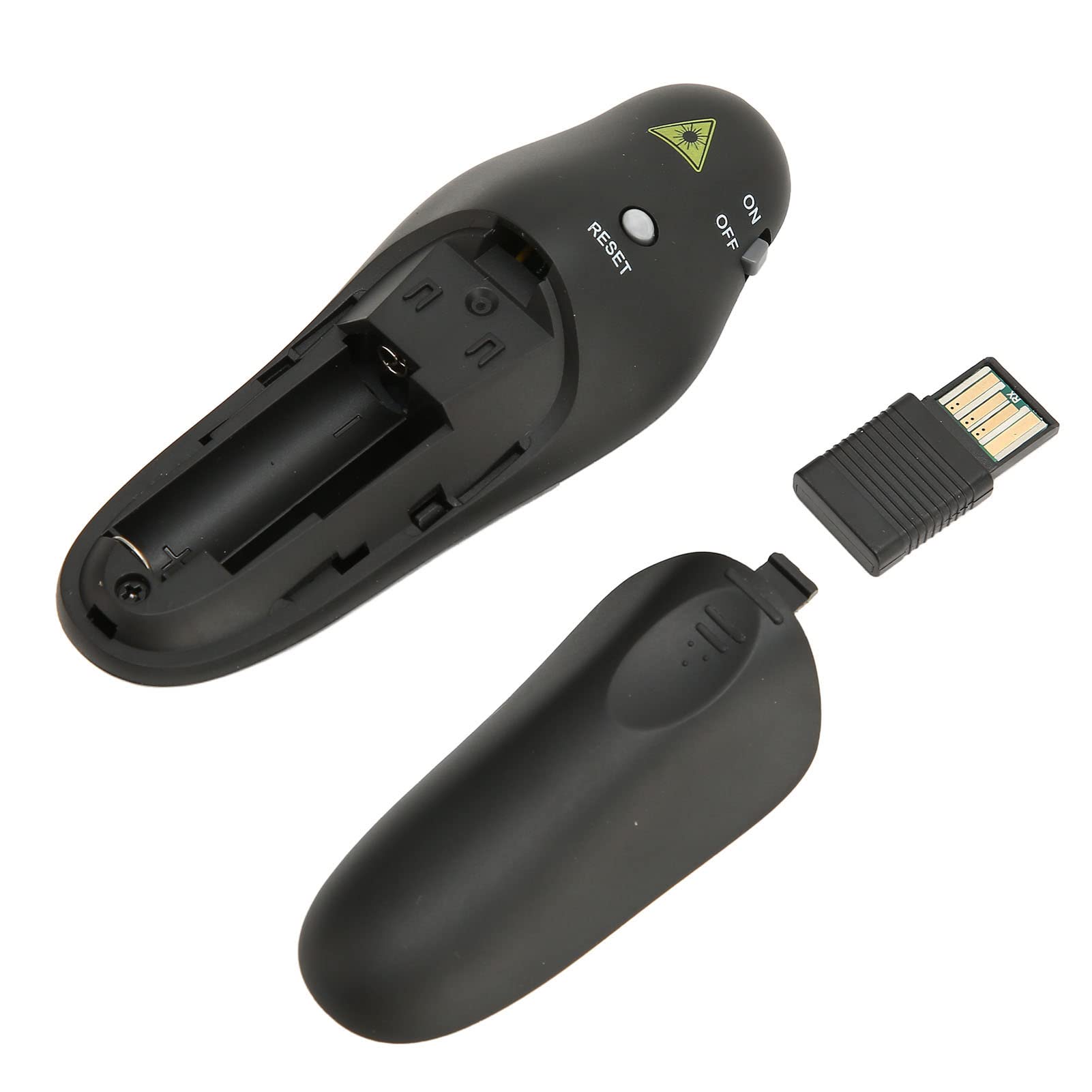Bezprzewodowy Prezenter Zdalny, Prezentacja Clicker RF 2.4GHz Bezprzewodowy Prezenter Remote Clicker do Prezentacji PowerPoint PPT Slide Advancer do Keynote PC Laptop
