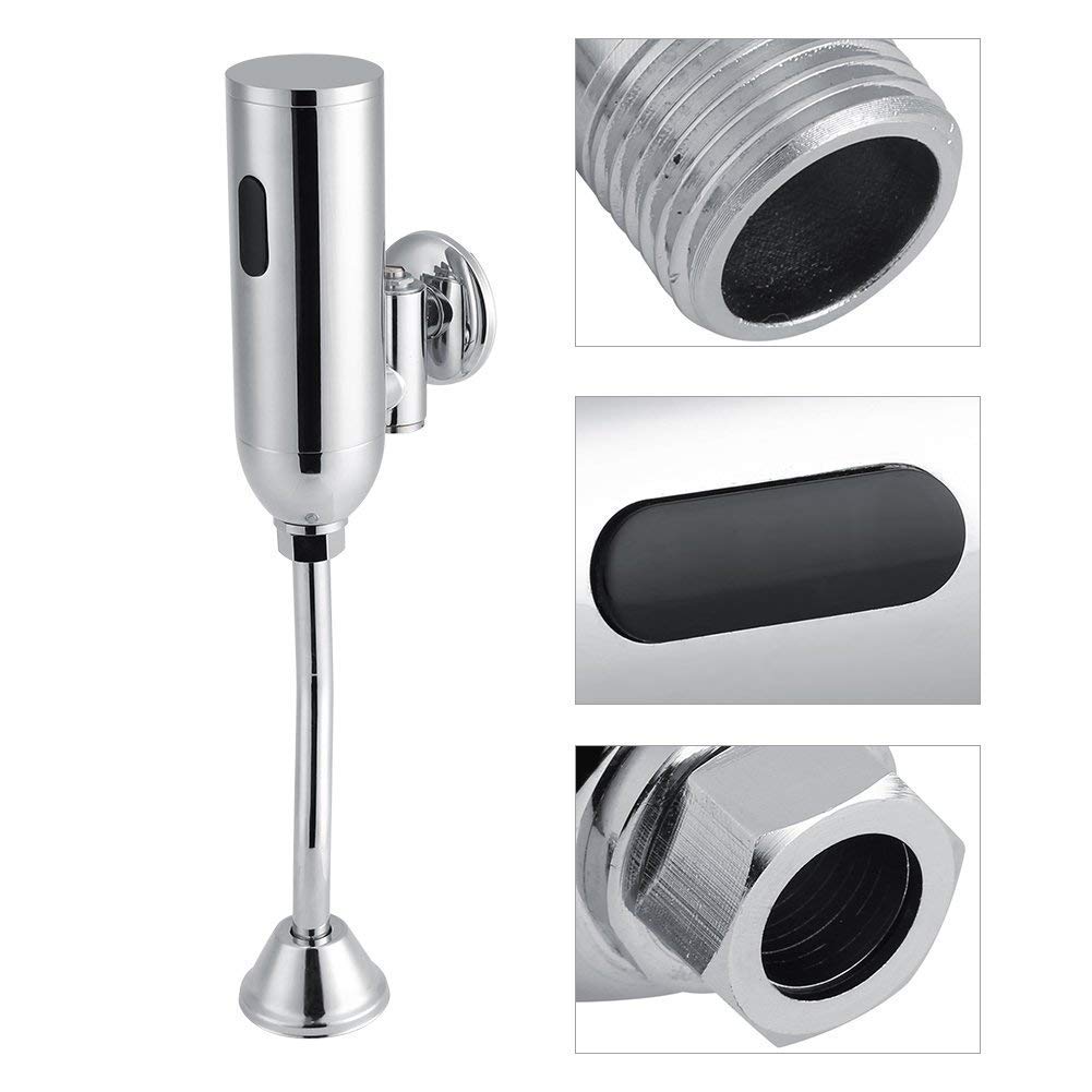 Robinet de chasse d'eau automatique pour urinoir - Avec capteur automatique - Pour éviter les fuites de toilettes et les bruits gênants