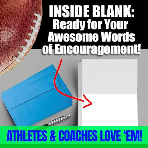 Miniatura 3 de Play Strong Tarjetas de notas de fútbol gracias por ser impresionantes, paquete de 12 (4.25 x 5.5 pulgadas), tarjetas de notas deportivas ilustradas