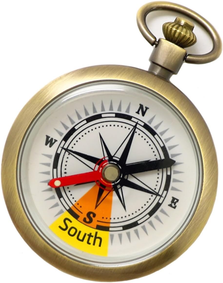 ヴィンテージ懐中時計コンパスコンパスポインターアンティーク銅コンパスアウトドア