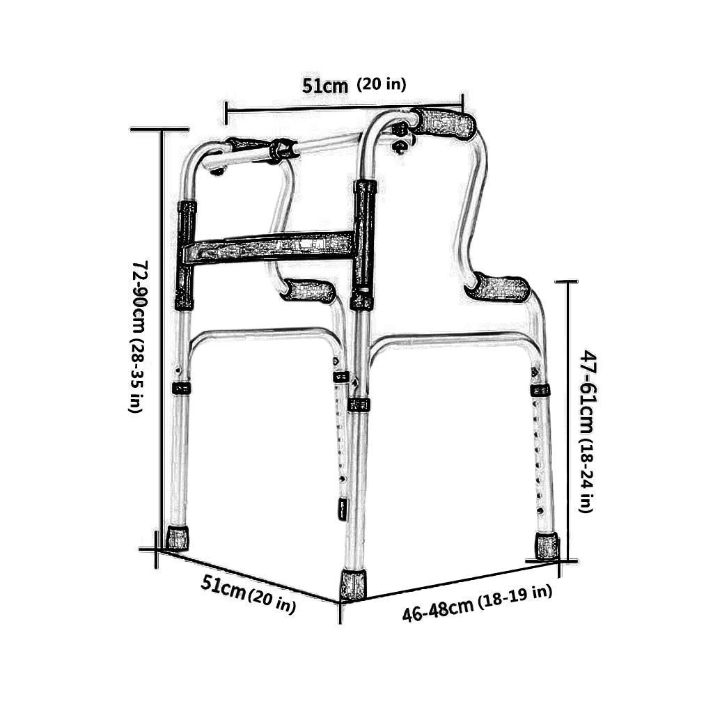 Andador, Andador Andador con Silla de Ducha y 2 Ruedas, Inodoro con Ruedas, Silla de Ducha con Ruedas y Asiento de Inodoro Acolchado para Discapacitados y Personas Mayores Little Surprise