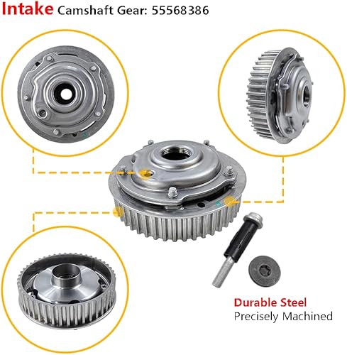 Miniatura 3 de Engranajes de piñones Phaser de levas variable, admisión y escape  Apto para Chevrolet Aveo5 Cruze Limited Sonic, Pontiac G3 1.6L 1.8L L4  OE#