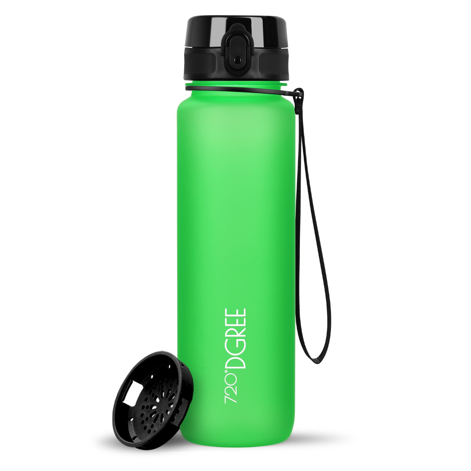 720°DGREE Botella uberBottle + colador – 350 ml, 500 ml, 650 ml, 1000 ml, 1,5 l, 2 l – Sin BPA – Botella de agua para deportes, escuela, niños, fitness, gimnasio, bicicleta, exterior – ligera — view 18