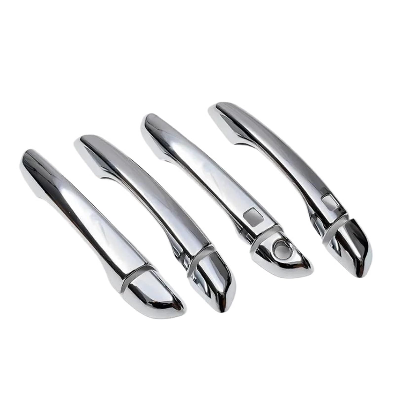 Poignée porte voiture Toyota Verso autocollant de protection Silver 2 sensors