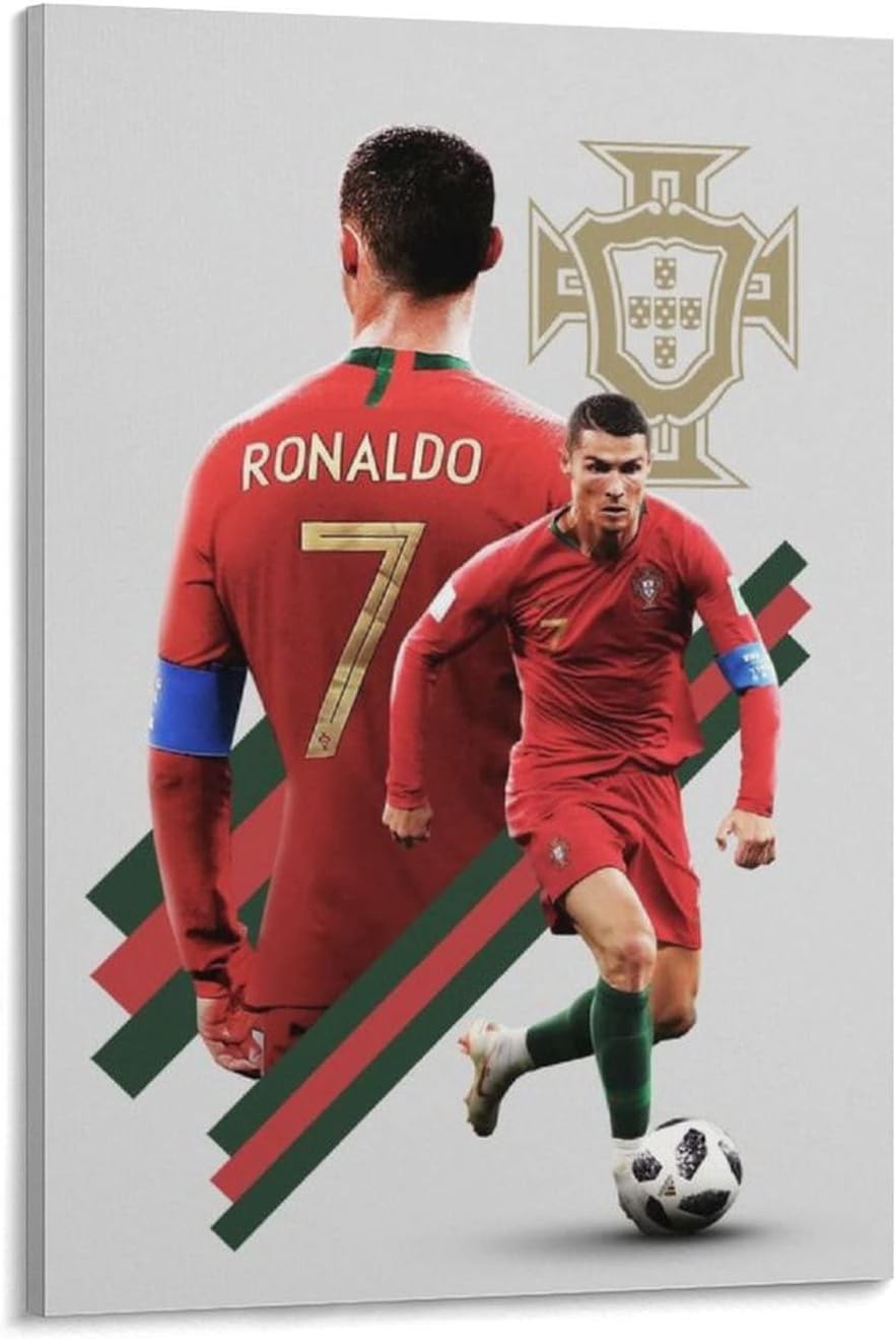 CR7 C Ronaldo Portugal Legend Football Player Poster (11) Gifts Canvas Painting Poster Wall Art Decorative Picture Prints Modern Decor Framed-unframed 12x18inch(30x45cm)