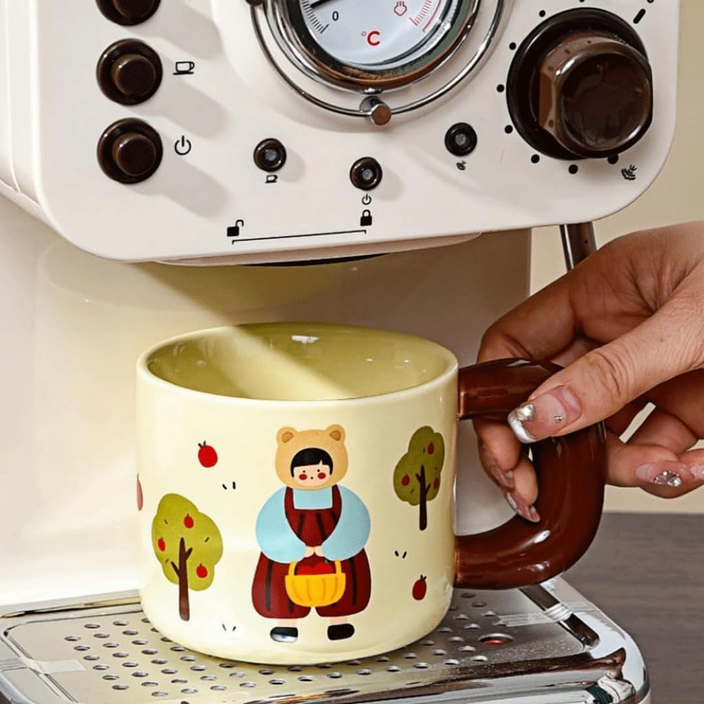 Tasse en céramique avec couvercle