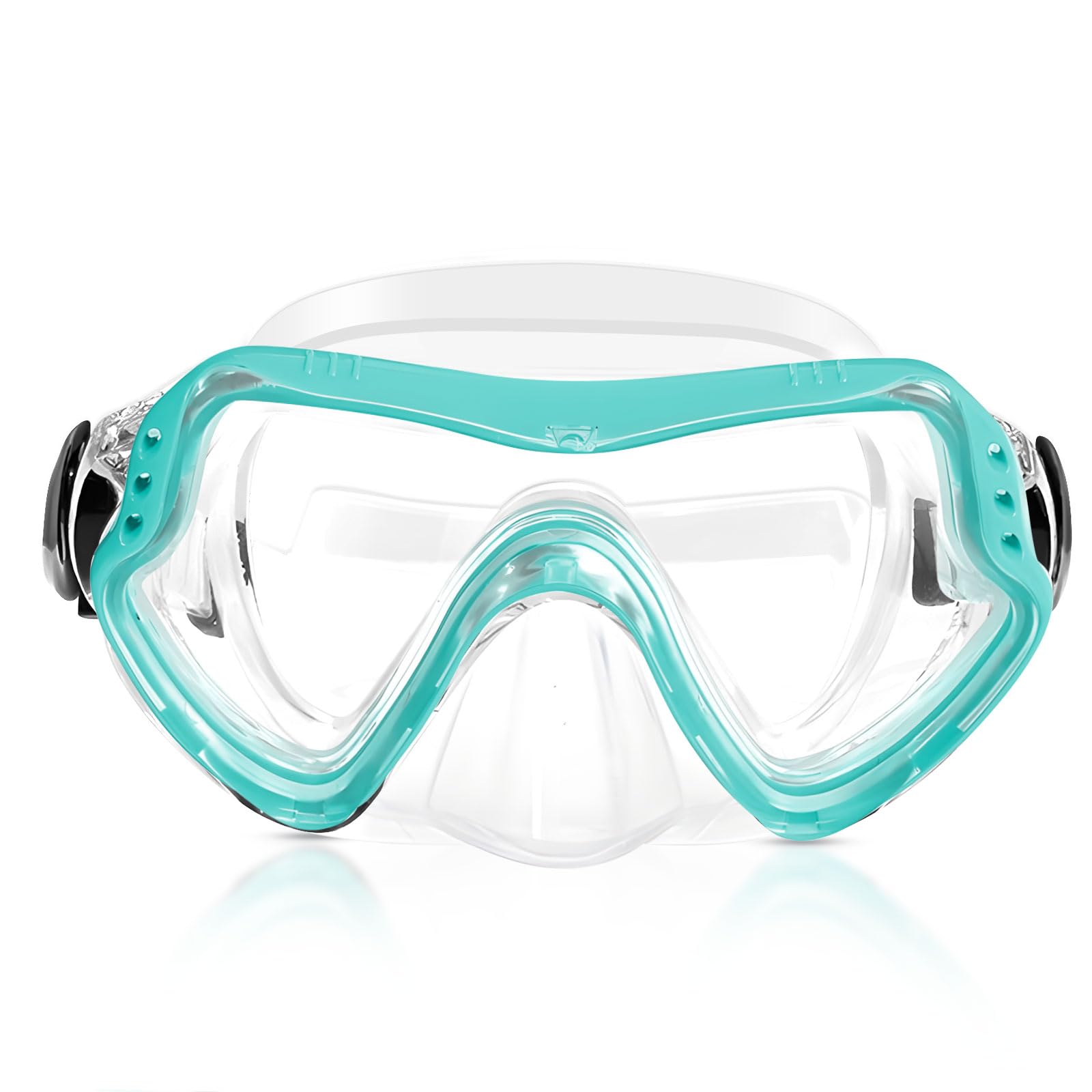 Masque étanche Silicone Masque De Plongée Enfant Roysmart - Verre Trempé - Sangle Silicone Réglable - Anti-fuite 8-16 Ans Masque Anti-fuite