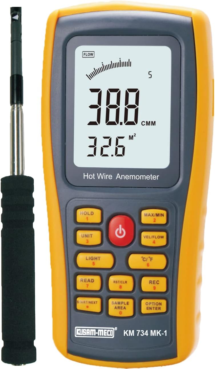KM 734 MK-1 HOT WIRE ANEMOMETER