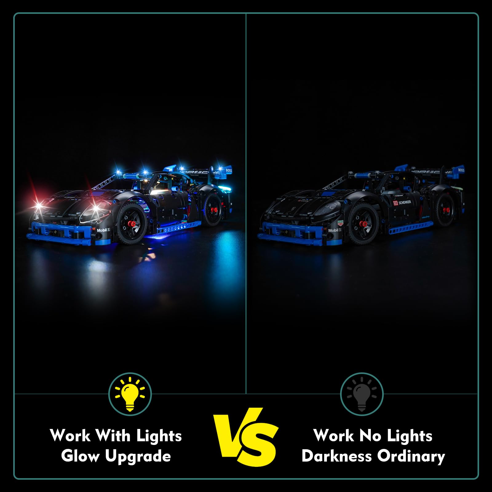 Amazon.co.jp: LocoLee LEDライトキット レゴポルシェGT4 e