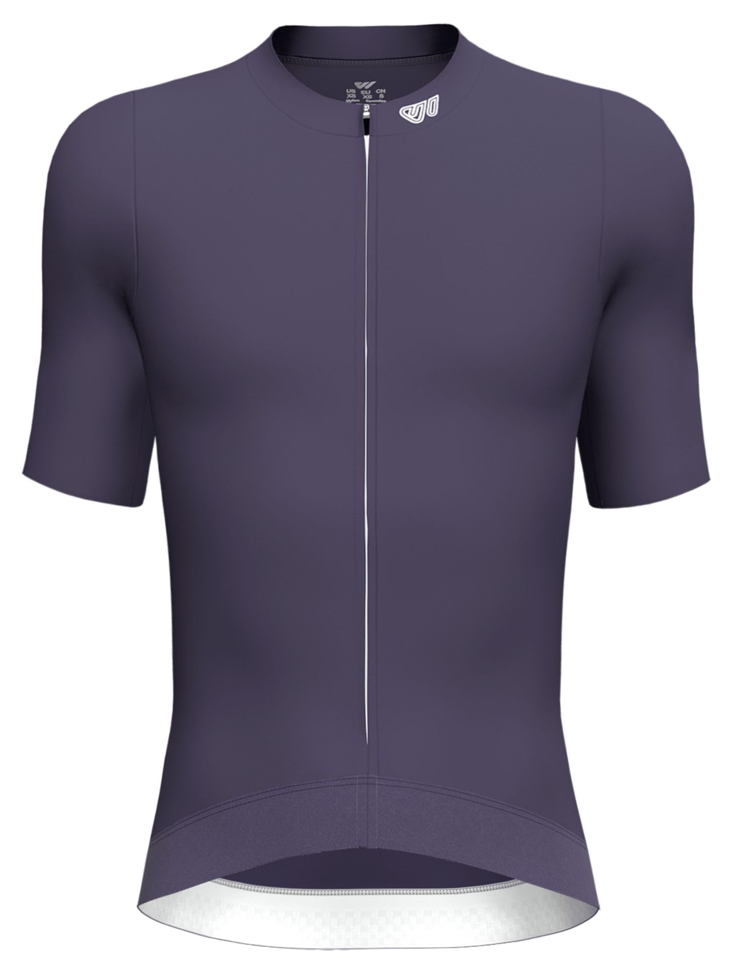 Wulibike Herren Radtrikot Kurzarm (Slim Fit), Atmungsaktives Rennrad Trikot im Durchgehendem Reißverschluss für schlanke Fahrer – Sommer Eng anliegendes Fahrradtrikot (Fällt Kleiner aus)