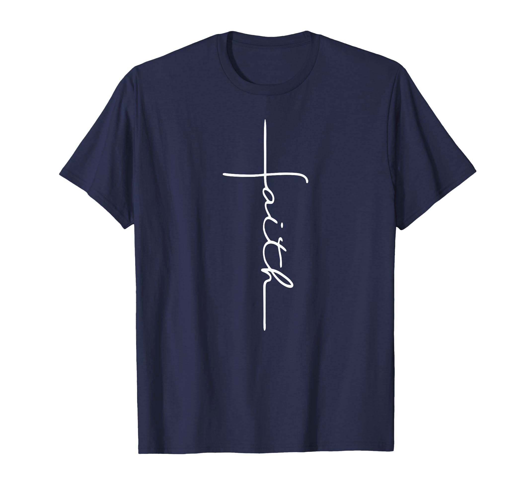 Faith Cross T-Shirt Christian T Shirt for Men Women Kids T-Shirt