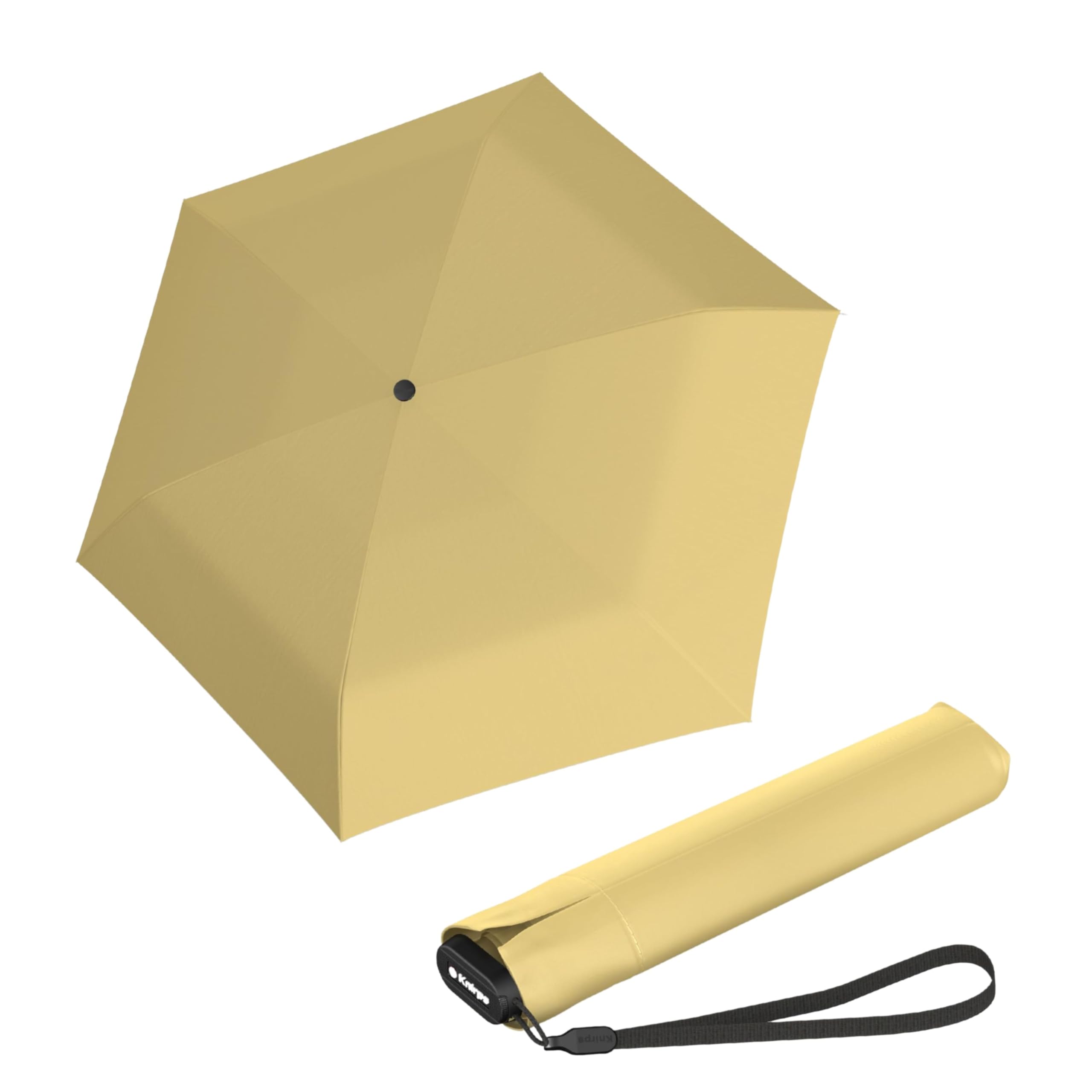 Knirps umbrella US.050 Ultra Light Slim Manual Vanilla light yellow