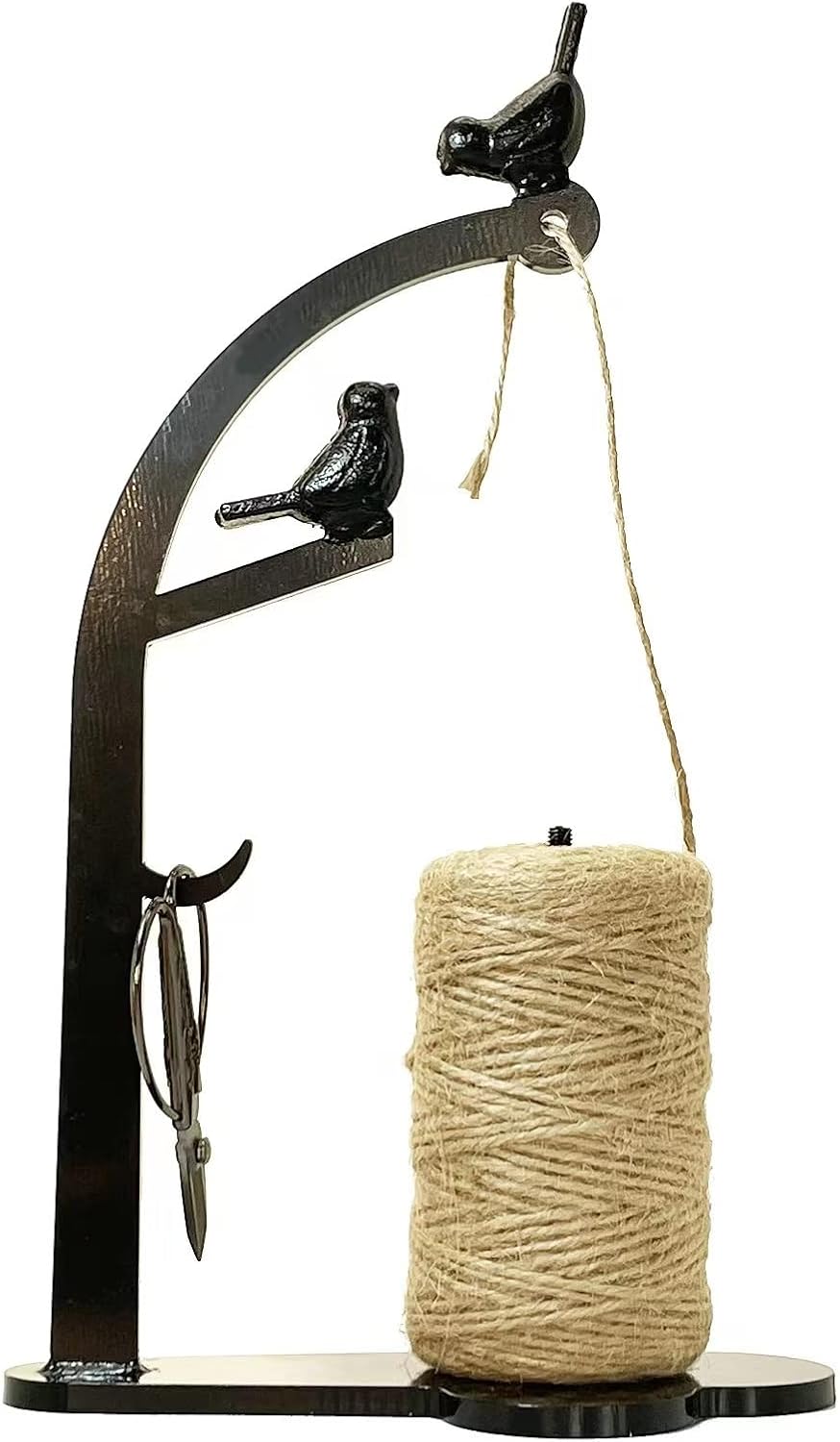 WEYEZE Twine Holder with Scissors Vintage, Traditional Garden Twine Holder Set Birds