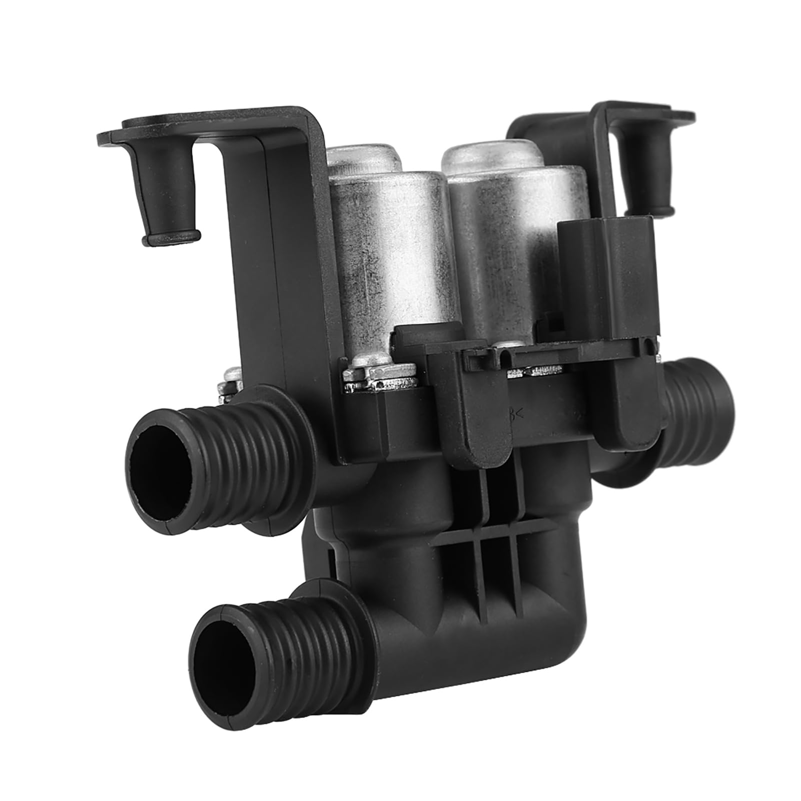KIMISS Solenoide dual, Válvula de control del calentador de hierro para 5 Series E38 E39 E46 E53 X5 64128374995