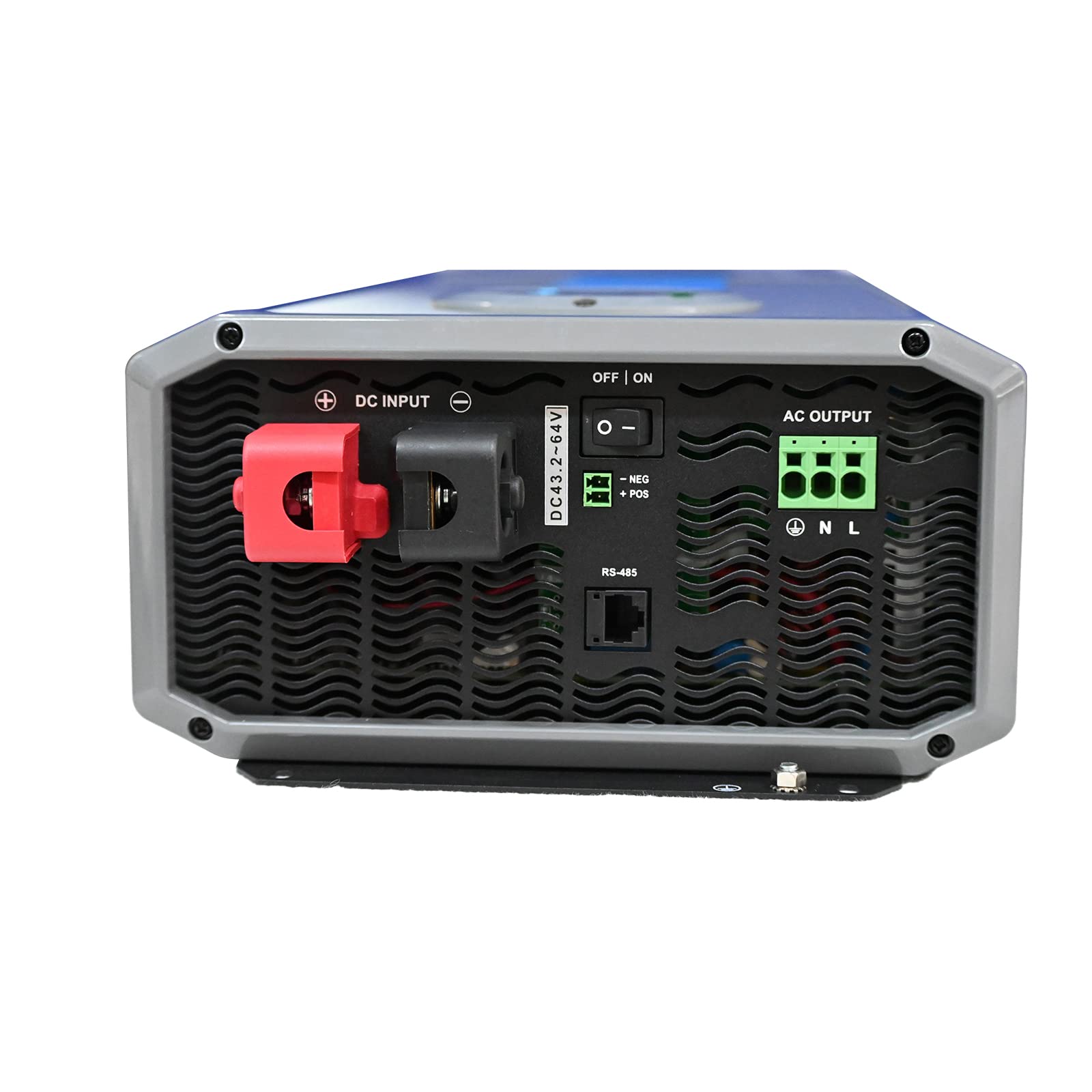 EPEVER IPower-Plus Series IP4000-42 Plus, 4000W 48VDC auf 230VAC reiner Sinus Spannungswandler Wechselrichter mit LCD Display,ideal für Off-Grid Haushaltsnotbeleuchtung, Fahrzeugmontiertes System usw.