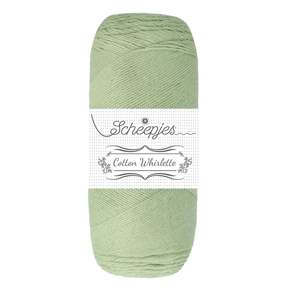 Scheepjes Cotton Whirlette Yarn 100g Sage Leaf 820