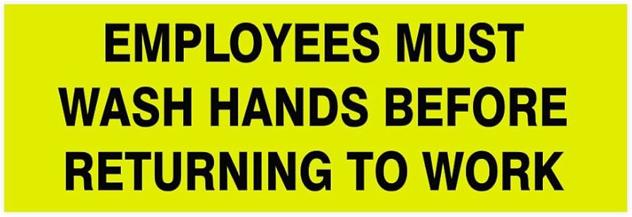 amazon-com-basic-employees-must-wash-hands-door-wall-sign-yellow-black-medium-office-products for Employees Must Wash Hands Sign Printable Free Amazon.com : Basic Employees Must Wash Hands Door/Wall Sign - Yellow/Black - Medium : Office Products for Employees Must Wash Hands Sign Printable Free