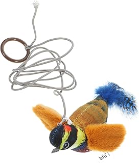 Amosfun Brinquedo Gatinho Brinquedo Compacto Gatinho Brinquedo Porta Pendurado Brinquedo Gato Fornecimento De Gato Interessante Gato Pássaro Brinquedo Arranhando Gato Provocando Brinquedo