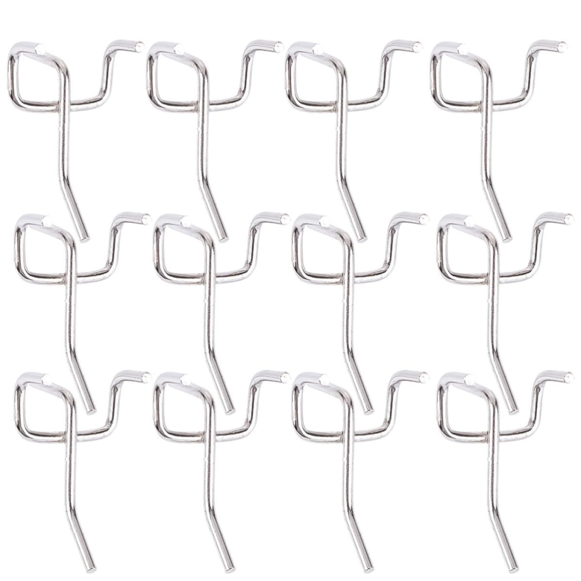 Crochets pour panneau perforé en fer robuste pour rangement sans perçage x100