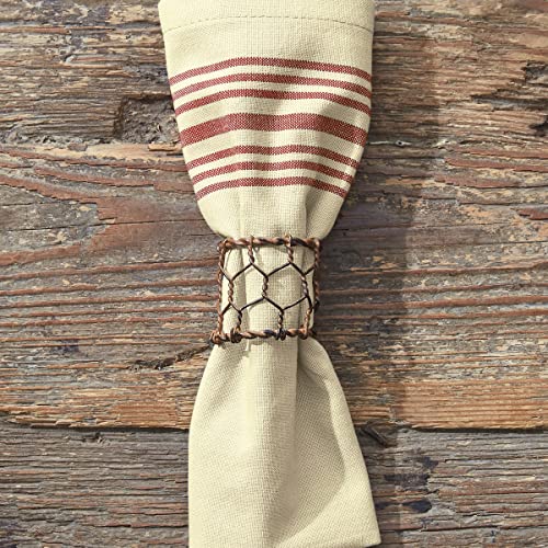 Park-Designs-Chicken-Wire-Napkin-Ring-Set-of-4 Park Designs Chicken Wire Napkin Ring Set of 4