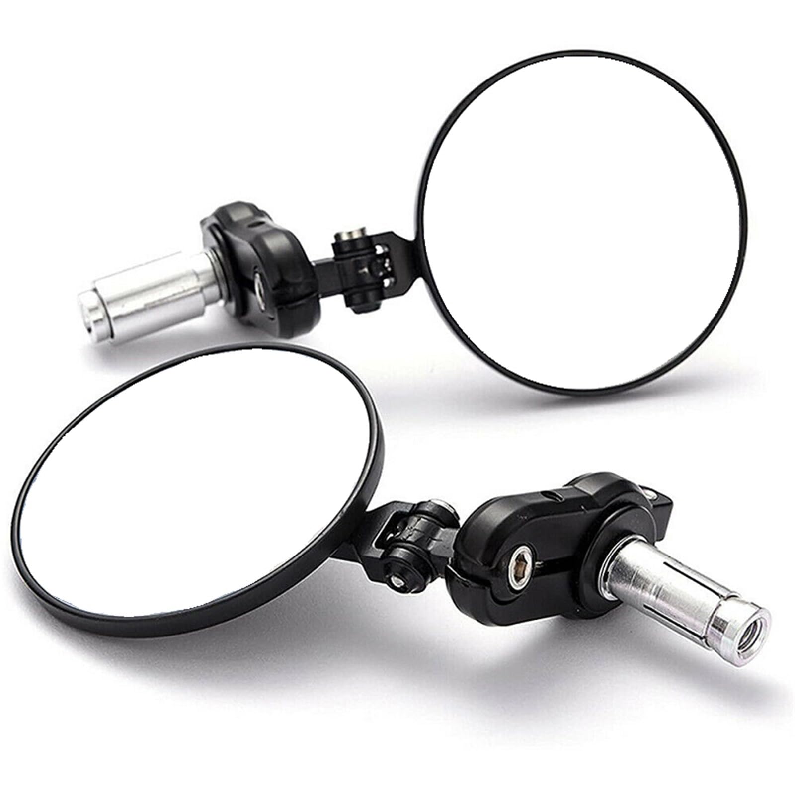 Espejos retrovisores de manillar para moto Pegaso 650 SR50R redondos plegables 3