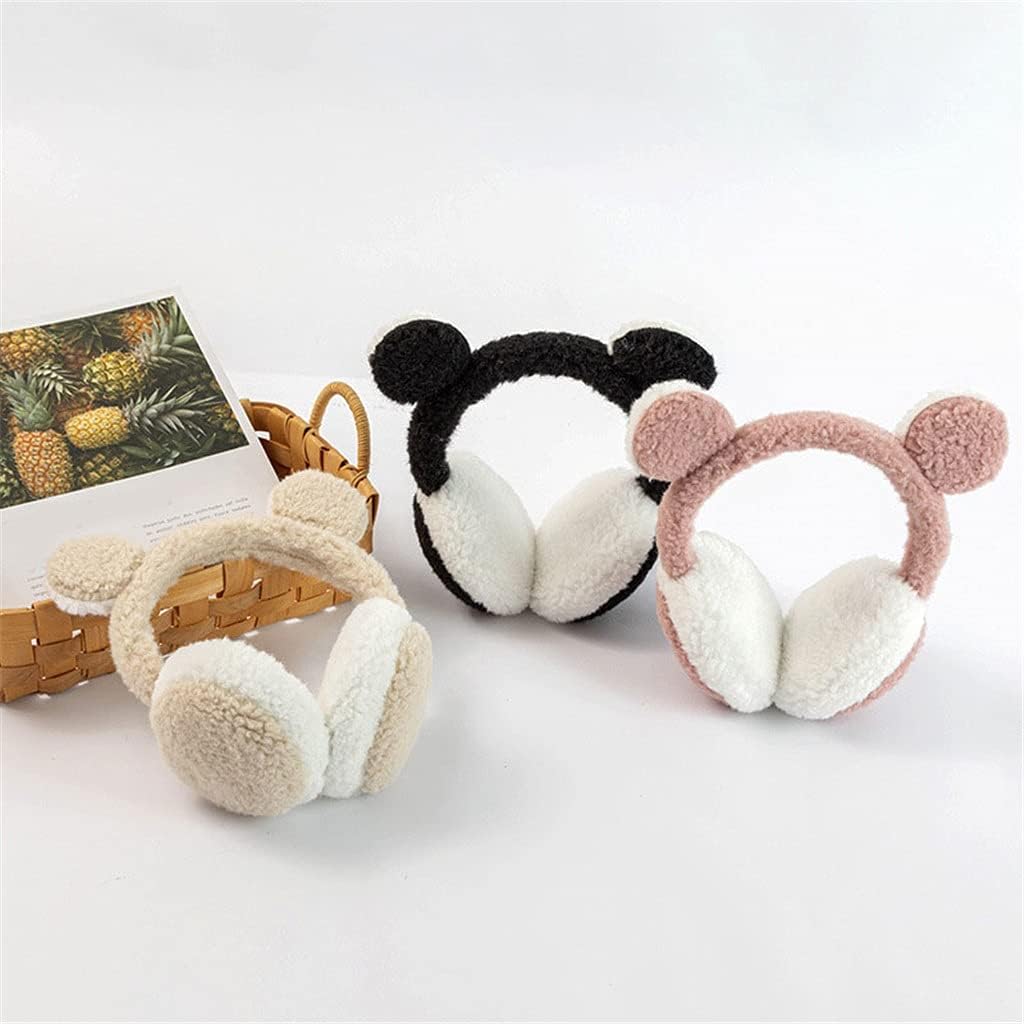 HLDETH Cute Warm Earmuffs Korean Version Earmuffs Popular Comfortable Antifreeze Neutral Winter Plush Earmuffs (Color : D, Size : One Size) : Clothing, Shoes & Jewelry