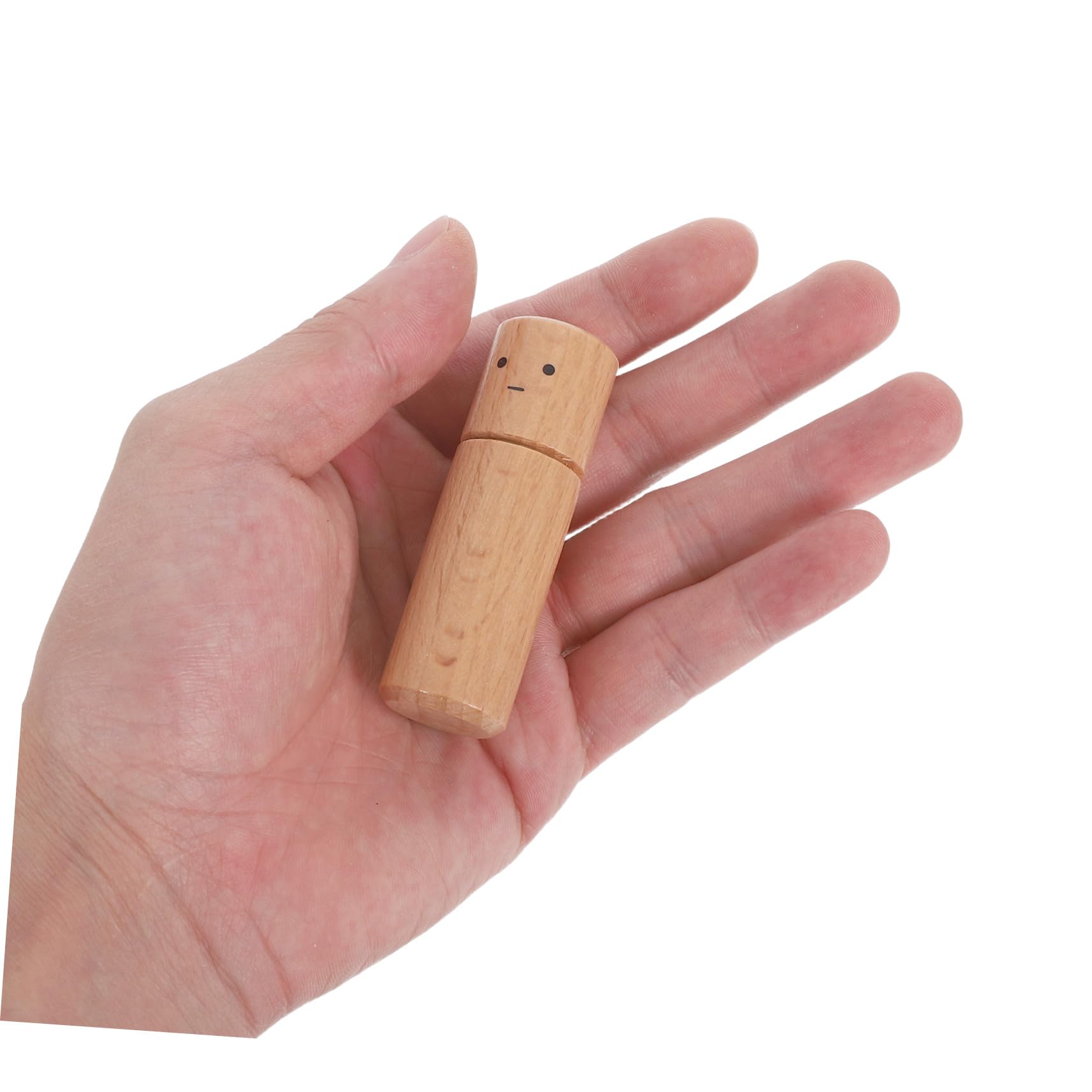 10 Piezas Figuras de Madera sin Pintar para Pintura y Manualidades Muñecos de Madera Sólida con Base Estable para Decoración y Educativo
