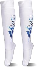 HERCHR Fencing Socks, Breathable Cotton Long Socks Absorb Sweat Elastic Protective Tights for Fencing for Kids and Adults
