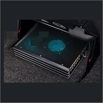 treble, bass car audio amplifier, 6 channel 110 watt amplifier, 8 multi-channel digital sound processor plug and play installation system amplifier, multiple modes, easy to install and connect, easy for beginners