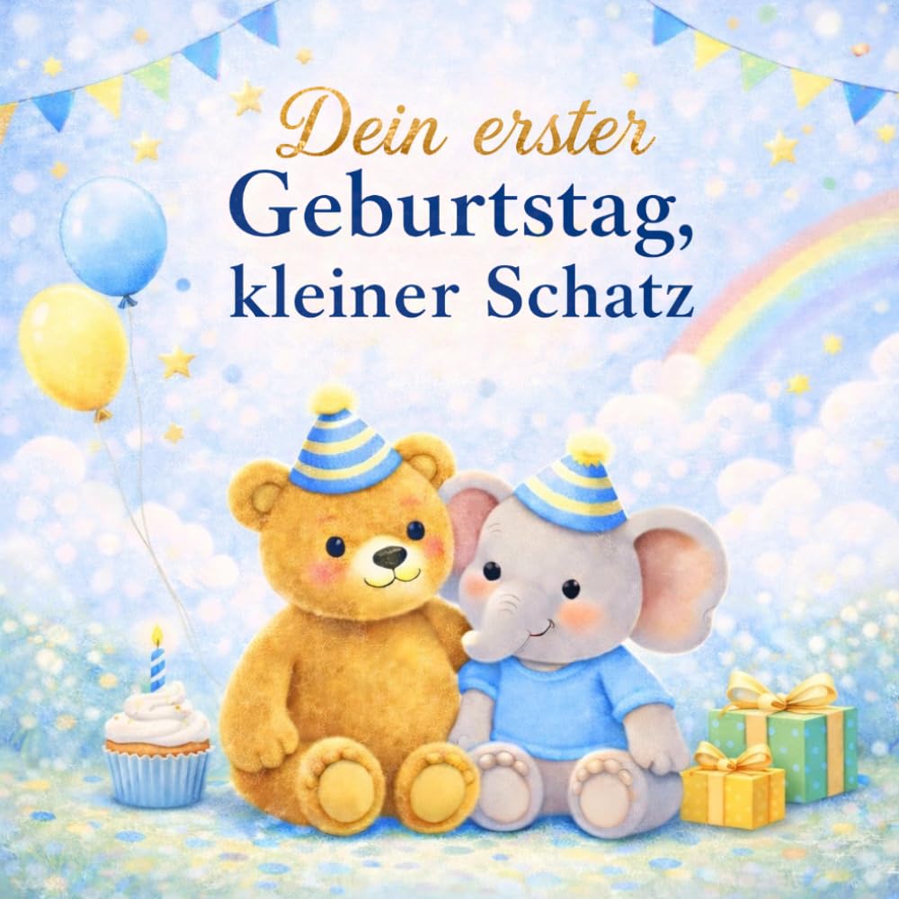 Dein erster Geburtstag, kleiner Schatz (Junge): Ein liebevolles Erinnerungsbuch und Baby Geburtstag Album zum 1. Geburtstag – ideales Baby Geschenk ... (Buch statt Karte™ – Die Erinnerungsreihe)