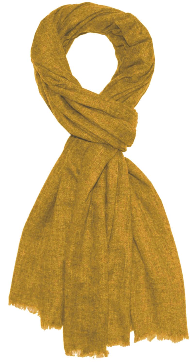 Lorenzo Cana Herren Schal Schaltuch aus 100% Kaschmir leicht kuschelweich Kaschmirschal Kaschmirtuch Kaschmirpashmina gelb 7869611