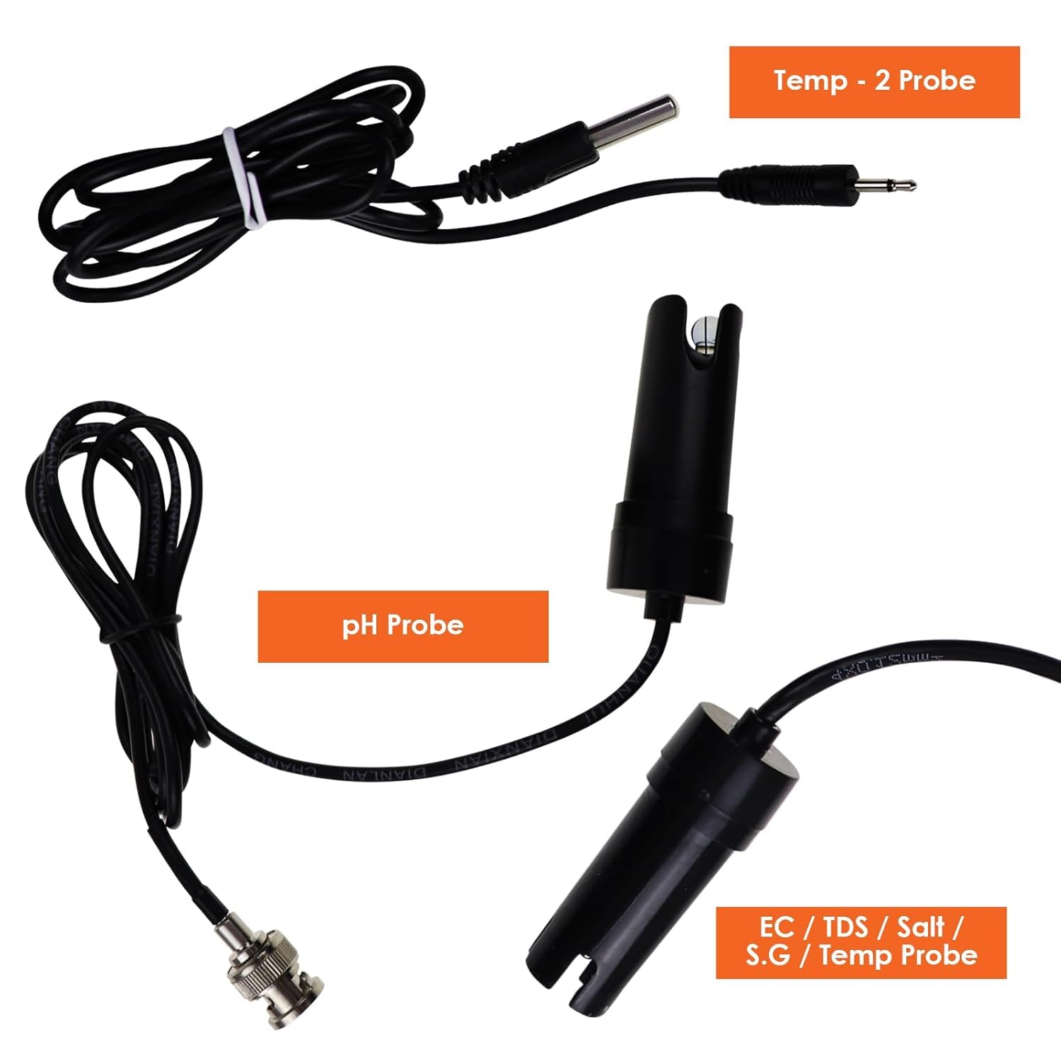 Water Quality Tester pH/EC/TDS/Salinity/SG/Temperature with Easy Calibration 24Hrs Online APP Monitoring for Fish Tank Aquariums Home Laboratory Smart Instrument