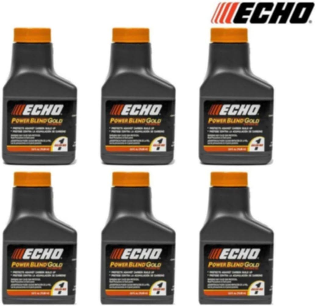 Compatible Parts_ (6) ЕСНО Oil 2.6 oz Bottles 2 Cycle Mix for 1 Gallon Power Blend Extended Life FST Shppng!